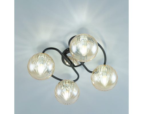 Citilux Эрни CL122145 Люстра потолочная Чёрная