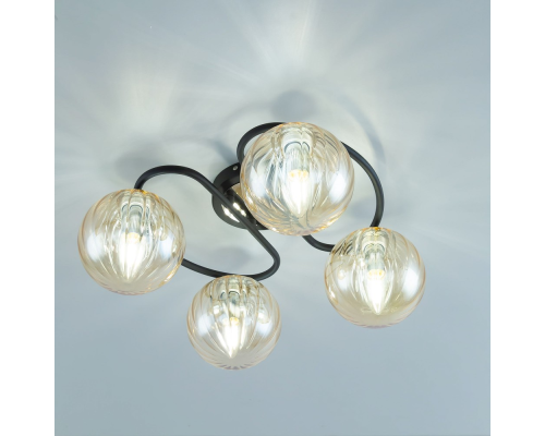 Citilux Эрни CL122145 Люстра потолочная Чёрная