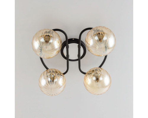 Citilux Эрни CL122145 Люстра потолочная Чёрная