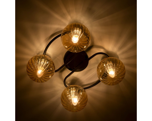 Citilux Эрни CL122145 Люстра потолочная Чёрная