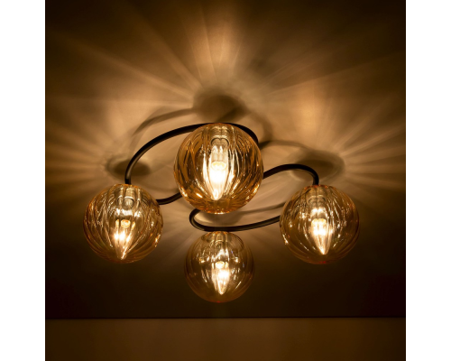 Citilux Эрни CL122145 Люстра потолочная Чёрная