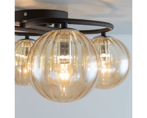 Citilux Эрни CL122145 Люстра потолочная Чёрная