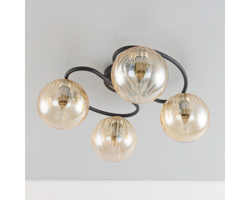 Citilux Эрни CL122145 Люстра потолочная Чёрная