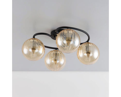 Citilux Эрни CL122145 Люстра потолочная Чёрная