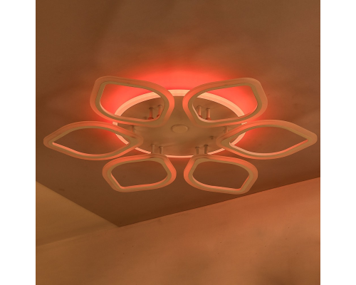 Citilux Ромби Смарт CL236A160E RGB Умная люстра Белая