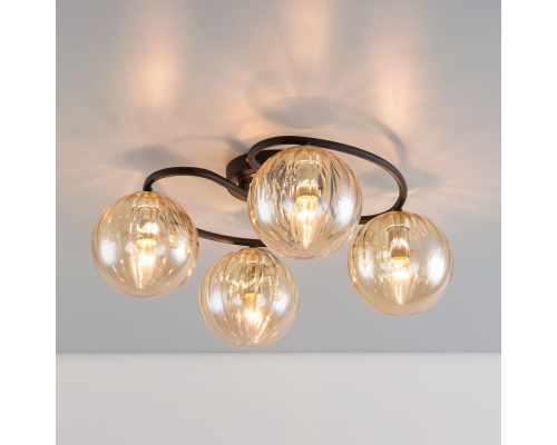 Citilux Эрни CL122145 Люстра потолочная Чёрная