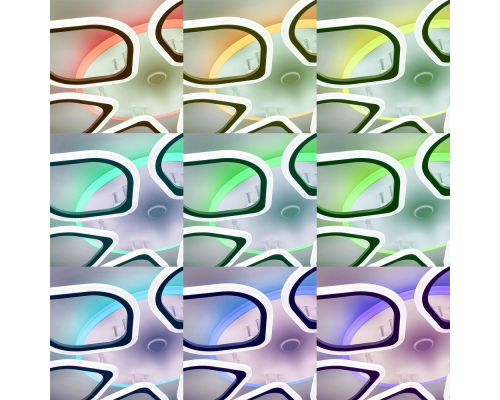 Citilux Ромби Смарт CL236A160E RGB Умная люстра Белая