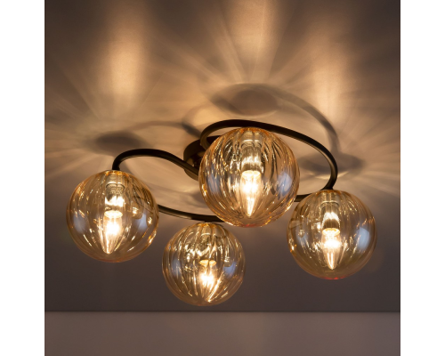 Citilux Эрни CL122145 Люстра потолочная Чёрная