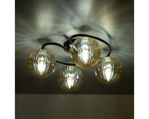 Citilux Эрни CL122145 Люстра потолочная Чёрная