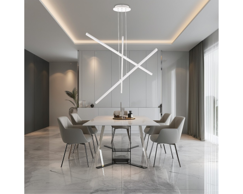 Citilux Trent CL203730 LED Люстра подвесная с пультом Белая