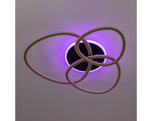 Citilux TRIO CL215B132 Люстра потолочная с пультом Черный+Золото