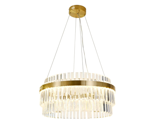 Citilux Sheldon CL339143 LED Люстра хрустальная с пультом Бронза