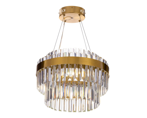 Citilux Sheldon CL339143 LED Люстра хрустальная с пультом Бронза