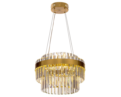 Citilux Sheldon CL339143 LED Люстра хрустальная с пультом Бронза