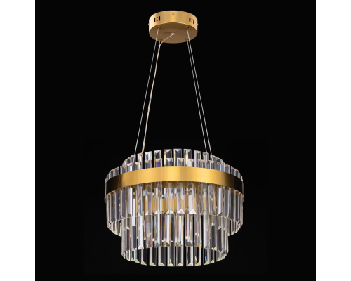 Citilux Sheldon CL339143 LED Люстра хрустальная с пультом Бронза