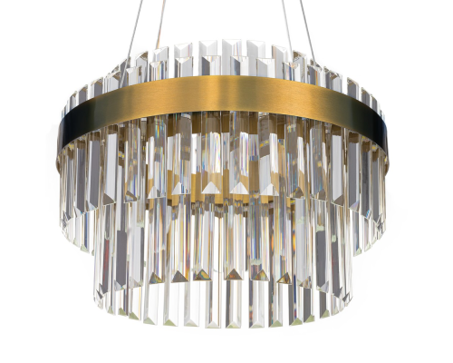 Citilux Sheldon CL339143 LED Люстра хрустальная с пультом Бронза