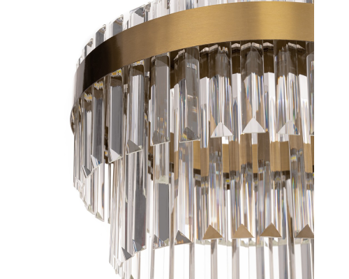 Citilux Sheldon CL339143 LED Люстра хрустальная с пультом Бронза