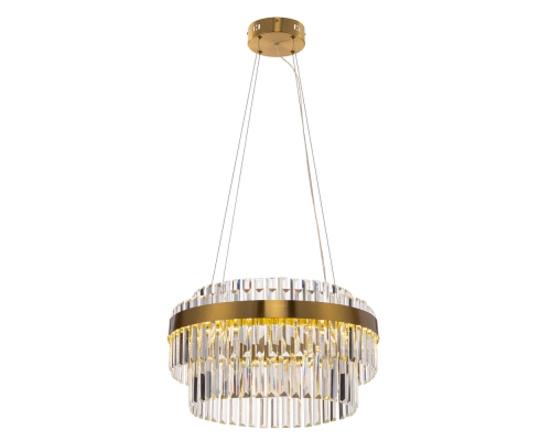 Citilux Sheldon CL339153 LED Люстра хрустальная с пультом Бронза