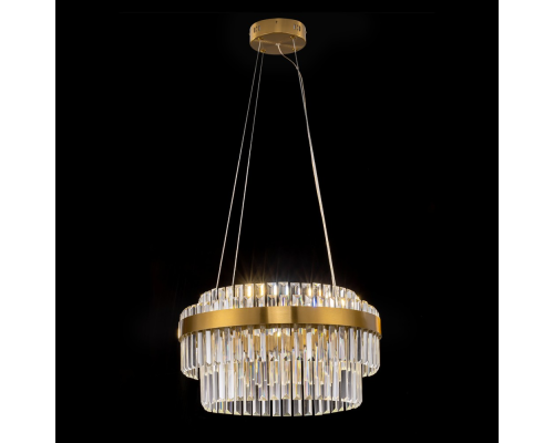 Citilux Sheldon CL339153 LED Люстра хрустальная с пультом Бронза