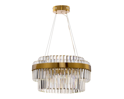 Citilux Sheldon CL339153 LED Люстра хрустальная с пультом Бронза