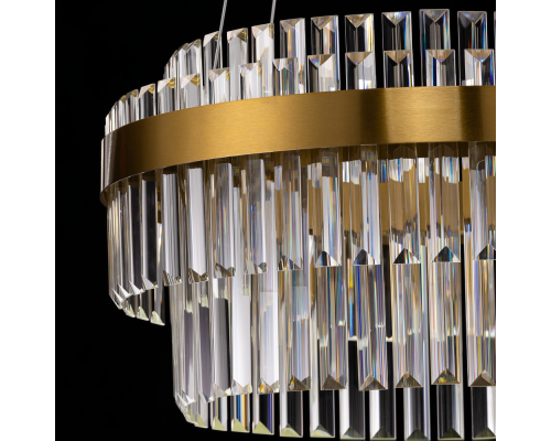 Citilux Sheldon CL339153 LED Люстра хрустальная с пультом Бронза