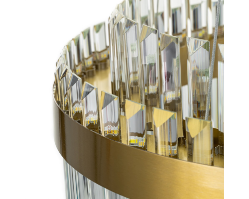 Citilux Sheldon CL339153 LED Люстра хрустальная с пультом Бронза