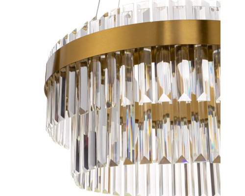 Citilux Sheldon CL339153 LED Люстра хрустальная с пультом Бронза