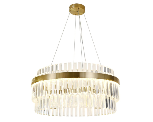 Citilux Sheldon CL339163 LED Люстра хрустальная с пультом Бронза