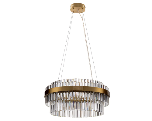 Citilux Sheldon CL339163 LED Люстра хрустальная с пультом Бронза