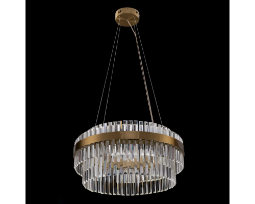 Citilux Sheldon CL339163 LED Люстра хрустальная с пультом Бронза