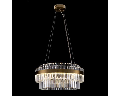 Citilux Sheldon CL339163 LED Люстра хрустальная с пультом Бронза