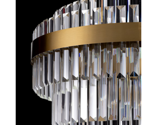 Citilux Sheldon CL339163 LED Люстра хрустальная с пультом Бронза