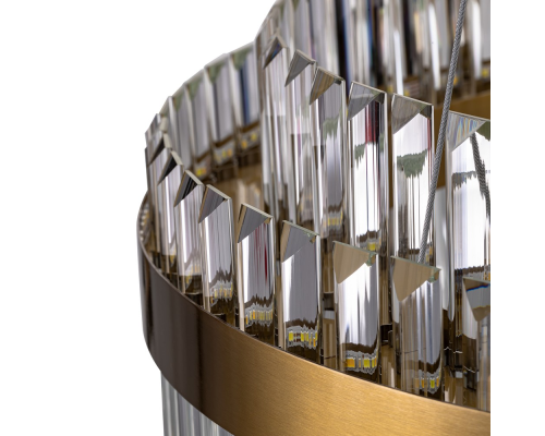 Citilux Sheldon CL339163 LED Люстра хрустальная с пультом Бронза