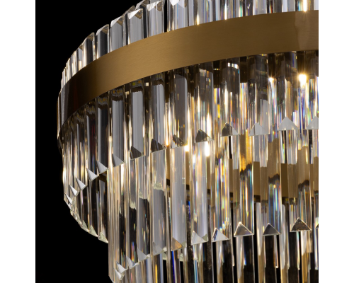 Citilux Sheldon CL339163 LED Люстра хрустальная с пультом Бронза