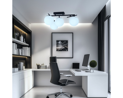 Citilux DORSY CL223142 LED Люстра поворотная Чёрная