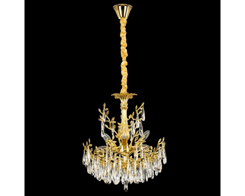Citilux RITZ CL310062 Люстра хрустальная подвесная Золото