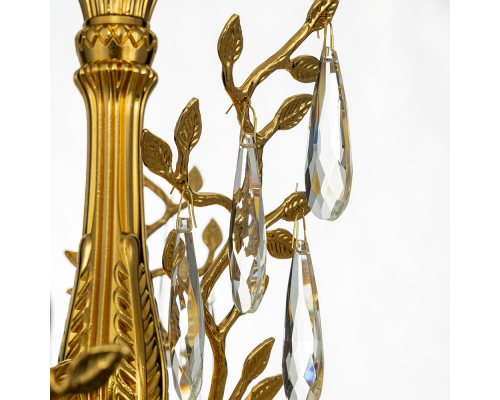 Citilux RITZ CL310082 Люстра хрустальная подвесная Золото