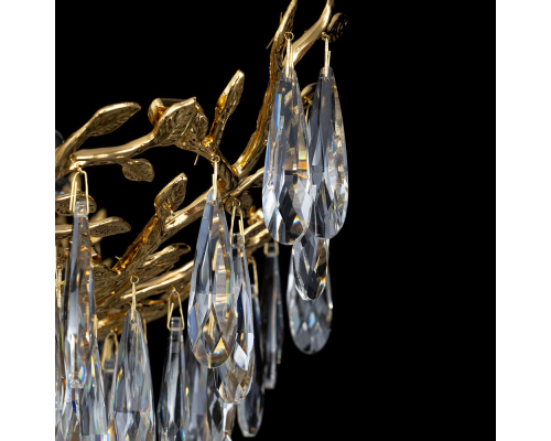 Citilux RITZ CL310082 Люстра хрустальная подвесная Золото