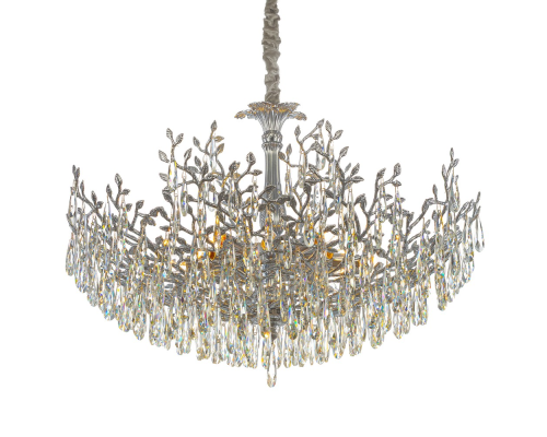 Citilux RITZ CL310121 Люстра хрустальная подвесная Хром