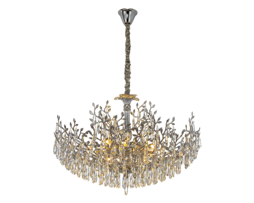 Citilux RITZ CL310121 Люстра хрустальная подвесная Хром