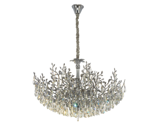 Citilux RITZ CL310121 Люстра хрустальная подвесная Хром