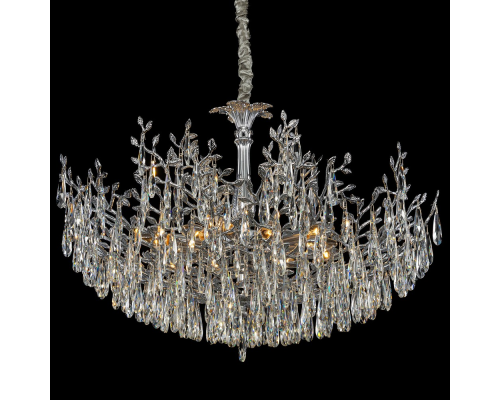 Citilux RITZ CL310121 Люстра хрустальная подвесная Хром