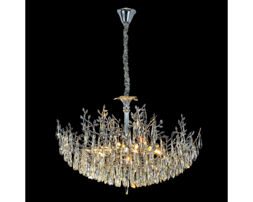 Citilux RITZ CL310121 Люстра хрустальная подвесная Хром