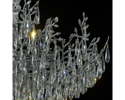 Citilux RITZ CL310121 Люстра хрустальная подвесная Хром