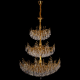 Citilux RITZ CL310262 Люстра хрустальная подвесная Золото