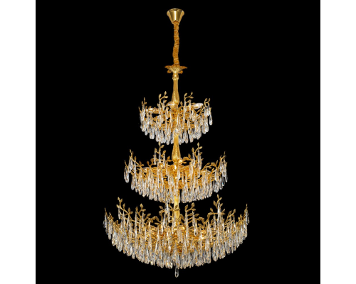 Citilux RITZ CL310262 Люстра хрустальная подвесная Золото