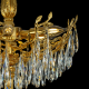 Citilux RITZ CL310262 Люстра хрустальная подвесная Золото