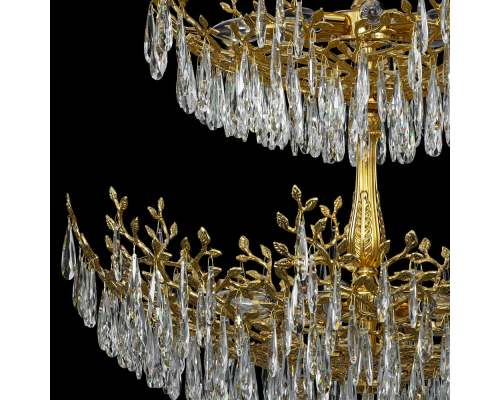 Citilux RITZ CL310262 Люстра хрустальная подвесная Золото