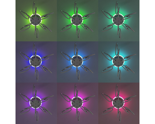 Citilux SALMA SMART CL224A161 RGB LED Умная люстра Хром