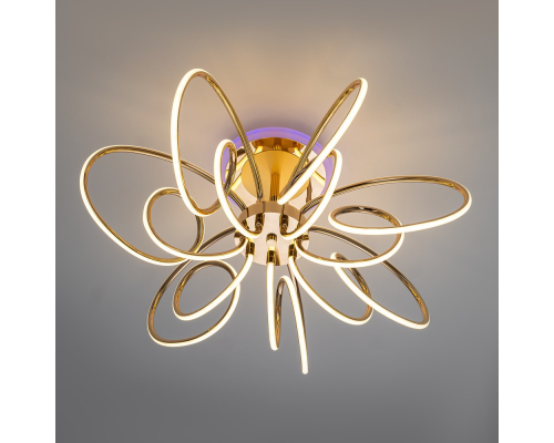 Citilux SALMA SMART CL224A172 RGB LED Умная люстра Золото